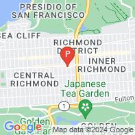 View Map of 410 16th Avenue,San Francisco,CA,94118